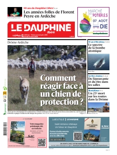cover Le Dauphiné Libéré - Montélimar & Drôme Provençale n°20250806