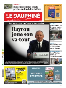 cover Le Dauphiné Libéré - Montélimar & Drôme Provençale n°20250826