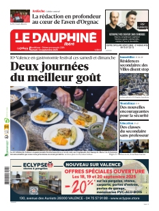 cover Le Dauphiné Libéré - Montélimar & Drôme Provençale n°20250913