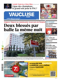 cover Le Dauphiné Libéré - Avignon et Carpentras, Haut-Vaucluse n°20250531