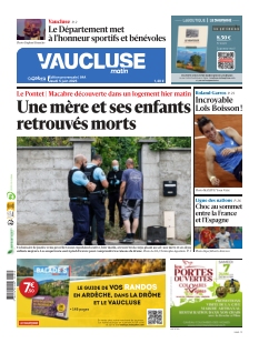 cover Le Dauphiné Libéré - Avignon et Carpentras, Haut-Vaucluse n°20250605