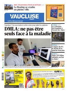 cover Le Dauphiné Libéré - Avignon et Carpentras, Haut-Vaucluse n°20250613