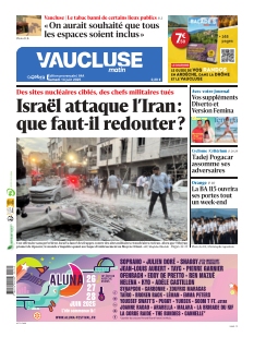 cover Le Dauphiné Libéré - Avignon et Carpentras, Haut-Vaucluse n°20250614