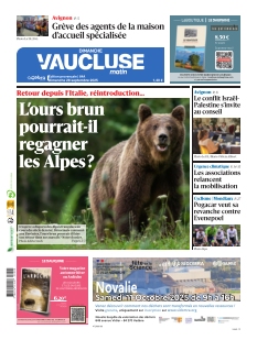 cover Le Dauphiné Libéré - Avignon et Carpentras, Haut-Vaucluse n°20250928