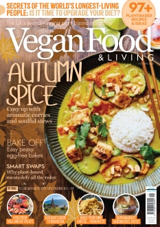 Cover of Vegan Food & Living from 10 September 2025