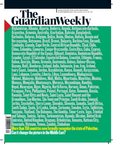Cover of The Guardian Weekly from 