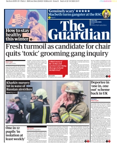 Omslag van The Guardian van 