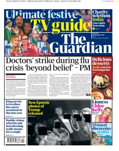 Couverture de The Guardian du 