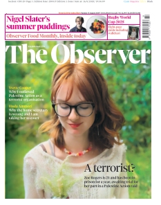 Couverture de The Observer du 17 août 2025