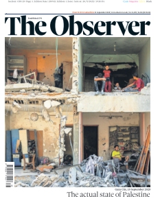 Couverture de The Observer du 21 septembre 2025