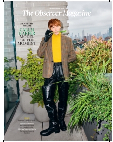 Cover of The Observer Magazine from 