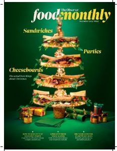 Cover of The Observer Food Monthly from 14 December 2025