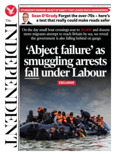 Couverture de The Independent du 13 août 2025