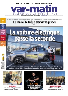 cover Var-Matin Fréjus - Saint Raphaël - Saint Tropez n°20250930
