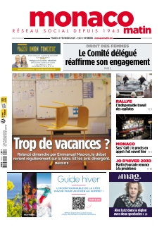 cover Monaco Matin n°20250204