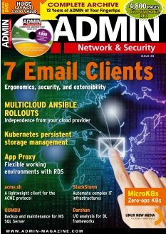 Cover of ADMIN Network & Security from 