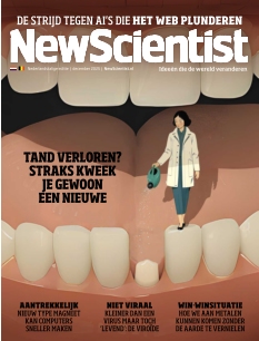 Omslag van New Scientist van 20 november 2025