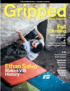 Cover of Gripped The Climbing Magazine from 