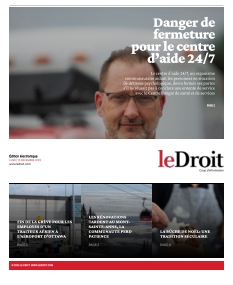 Couverture de Le Droit  du 15 décembre 2025