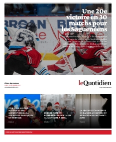 Couverture de Le Quotidien (Le Progrès) du 15 décembre 2025