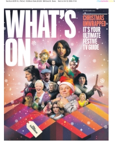 Cover of What's On from 13 December 2025