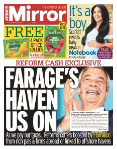 cover Sunday Mirror n°20260524