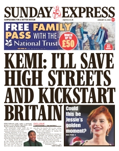 cover Sunday Express n°20260111