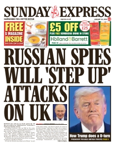 cover Sunday Express n°20260125