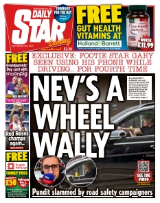 Cover of Daily Star Sunday from 