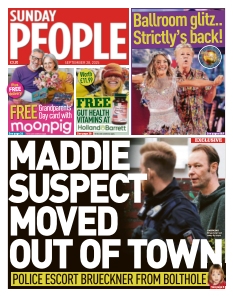 Cover of Sunday People from 