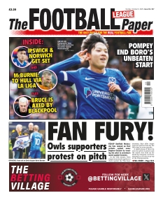 Cover of The Football League Paper from 