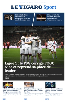 cover Le Figaro Sport n°20260322