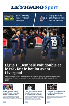 cover Le Figaro Sport n°20260404