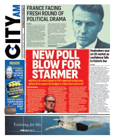 Cover of City AM from 07 October 2025