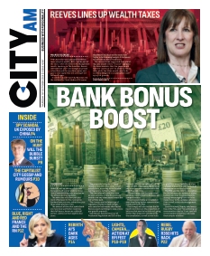 Cover of City AM from 