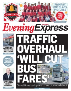 Cover of Evening Express from 