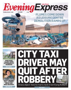 Cover of Evening Express from 07 October 2025