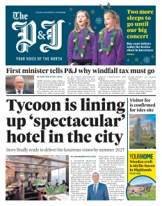 cover The Press and Journal - Aberdeen n°20251125