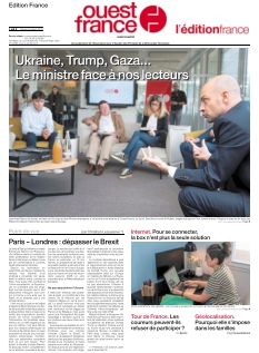 cover Ouest-France - édition France n°20250708
