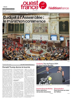 cover Ouest-France - édition France n°20251024