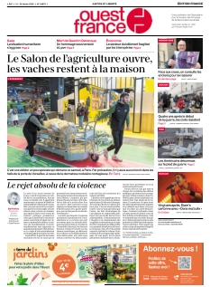cover Ouest-France - édition France n°20260221