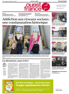 cover Ouest-France - édition France n°20260327