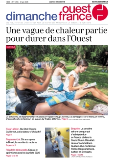 cover Ouest-France - édition France n°20260621