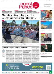 cover Ouest-France - édition France n°20261016