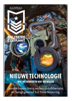 Omslag van Militaire Courant Magazine van 