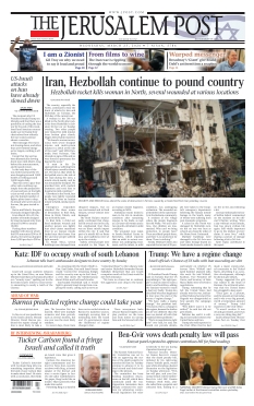 cover The Jerusalem Post n°20260325