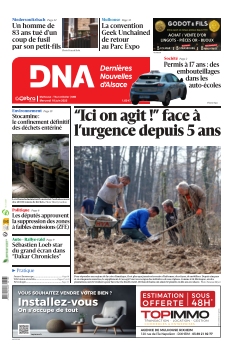 cover Les Dernières Nouvelles d'Alsace édition Mulhouse - Haut-Rhin Sud n°20250618