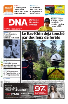 cover Les Dernières Nouvelles d'Alsace édition Mulhouse - Haut-Rhin Sud n°20250706