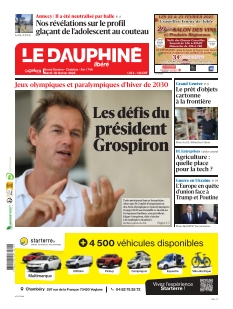 cover Le Dauphiné Libéré - Grand Genève-Chablais-Ain n°20250218