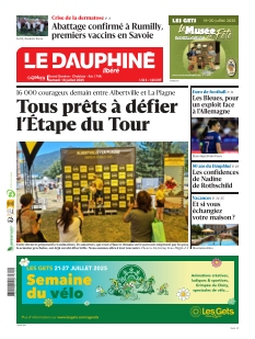 cover Le Dauphiné Libéré - Grand Genève-Chablais-Ain n°20250719